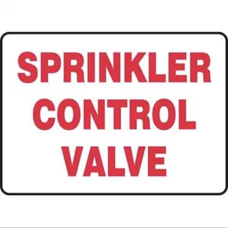 Accuform SAFETY SIGN SPRINKLER CONTROL VALVE MFXG546VS MFXG546VS